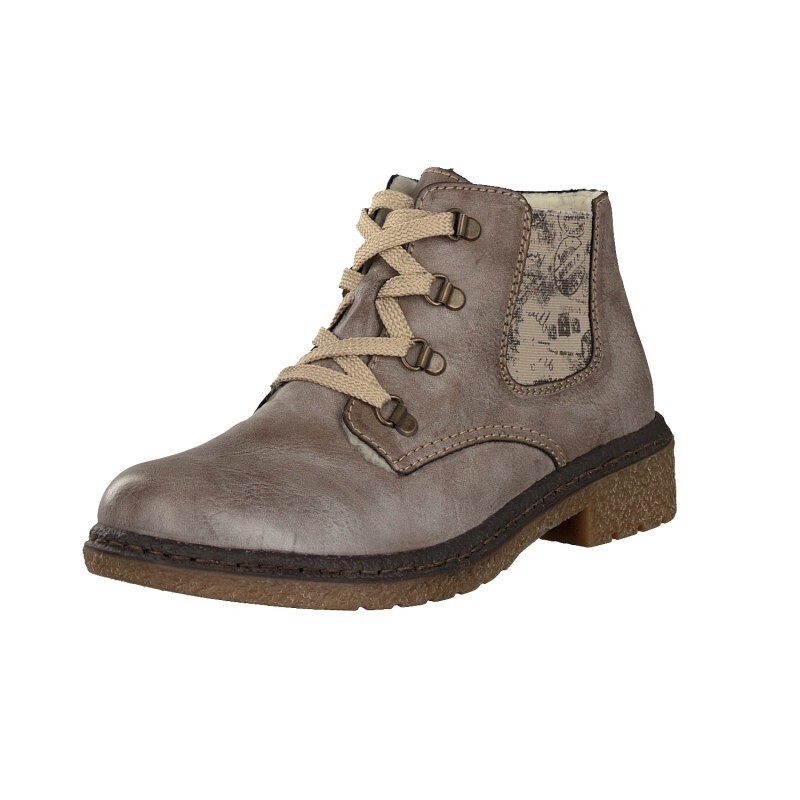 Damske Chelsea Cizmy Rieker 53224-25, Hnede